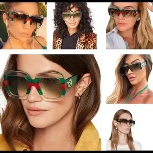 GUCCI MULTI GREEN SUNGLASSES FROM THE URBAN COLLECTION AS SEEN ON J LO & CELEBS Gucci | Accessories | Gucci Multi Green Sunglasses From The  main image 2